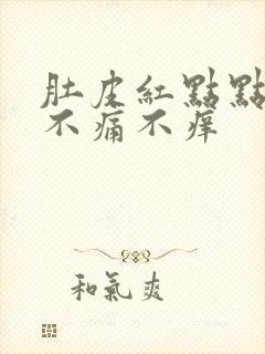 肚皮红点点很多不痛不痒