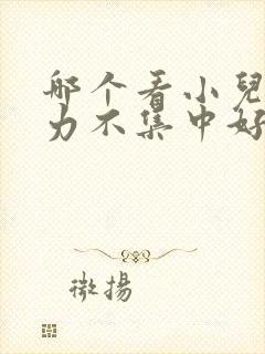 哪个看小儿注意力不集中好