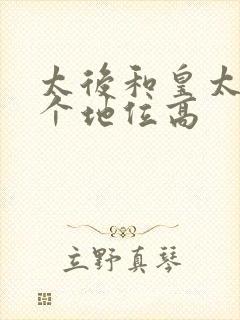 太后和皇太后哪个地位高