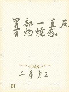 胃部一直反酸,有灼烧感