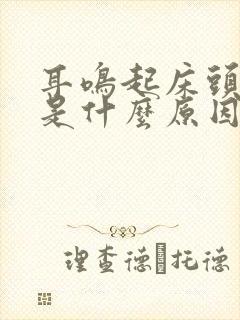 耳鸣起床头眩晕是什么原因