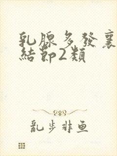 乳腺多发襄性小结节2类