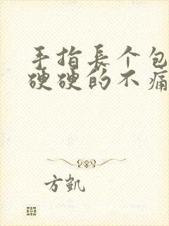 手指长个包有点硬硬的不痛不痒封面