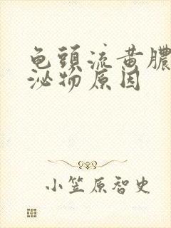 龟头流黄脓状分泌物原因封面