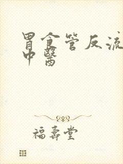 胃食管反流治疗中医