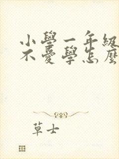 小学一年级孩子不爱学怎么办