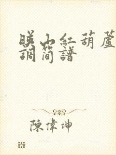 映山红葫芦丝c调简谱封面