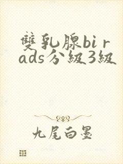 双乳腺bi rads分级3级