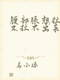 腹部胀想拉大便又拉不出来是什么原因