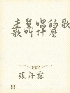 老舅唱的歌粤语歌叫什么