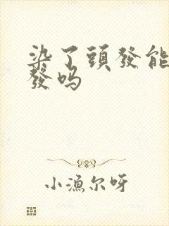 染了头发能烫头发吗