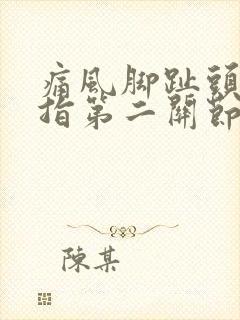 痛风脚趾头大拇指第二关节肿痛