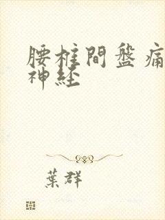 腰椎间盘痛坐骨神经