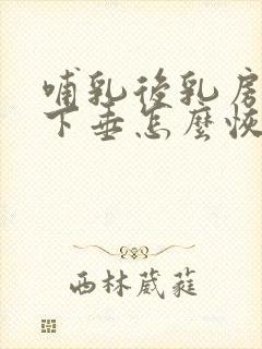 哺乳后乳房干瘪下垂怎么恢复