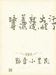 睡着就出汗,浑身湿透,醒了就好