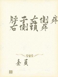 脖子右侧疼连带右侧头疼封面