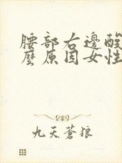 腰部右边酸痛什么原因女性