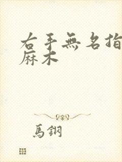 右手无名指小指麻木