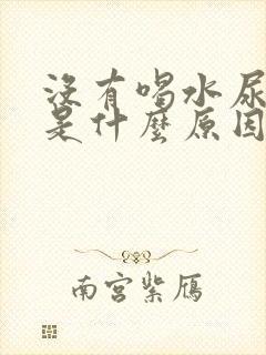 没有喝水尿频繁是什么原因