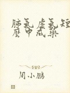 肺气虚气短吃什么中成药