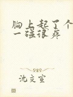 胸上起了个疙瘩一碰很疼封面