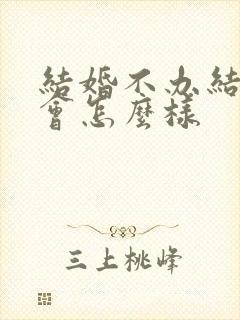 结婚不办结婚证会怎么样封面