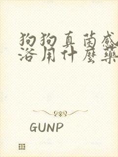 狗狗真菌感染药浴用什么药