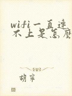 wifi一直连不上是怎么回事儿