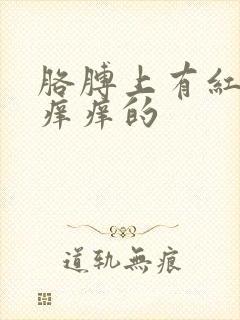 胳膊上有红疹子痒痒的封面