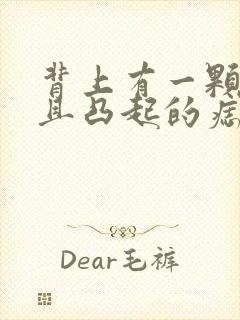 背上有一颗很大且凸起的痣