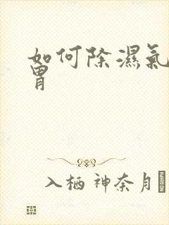 如何除湿气健脾胃