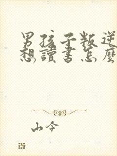 男孩子叛逆期不想读书怎么办?