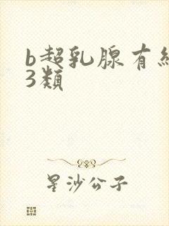 b超乳腺有结节3类