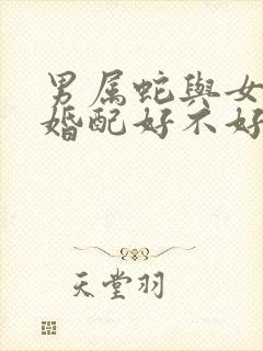 男属蛇与女属虎婚配好不好