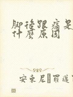 脚后跟痛是因为什么原因