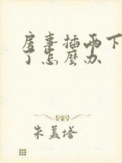 房事插两下就泄了怎么办