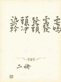 染头发需要先洗干净头发吗