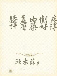 膝盖内侧疼痛用什么药好得快封面