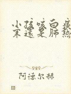 小孩咳白痰是肺寒还是肺热封面