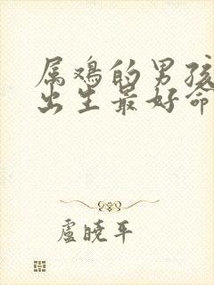 属鸡的男孩几月出生最好命