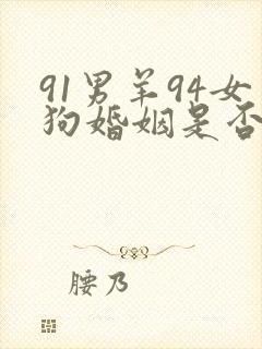 91男羊94女狗婚姻是否相配