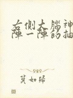 右侧大脑神经一阵一阵的抽痛