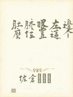 肚脐眼左边是什么位置这个地方疼封面