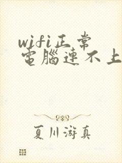 wifi正常 电脑连不上网怎么办