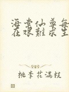 海棠仙尊每天都在艰难求生封面