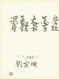 湿气大怎么调理身体最有效