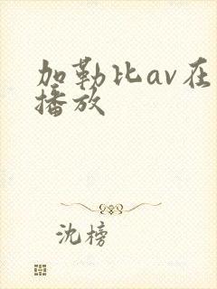 加勒比av在线播放