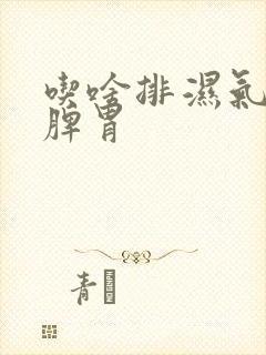 吃啥排湿气,健脾胃