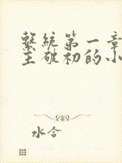 系统第一章给宿主破初的小说