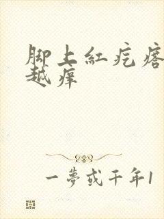 脚上红疙瘩越挠越痒封面